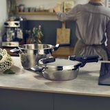 Fissler Vitaquick Elemental Düdüklü Tencere 4,5+2,5 Litre - Gri