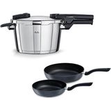 Fissler Vitaquick Glossy 4.5 lt Düdüklü Tencere+Tava