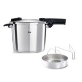 Fissler Vitaquick Premium 10 Litre Düdüklü Tencere + Buharda Pişirme Aparatı