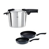 Fissler Vitaquick Premium 6 lt Düdüklü Tencere+Tava