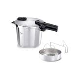 Fissler Vitaquick Premium Buhar Aparatlı 10 Lt Düdüklü Tencere