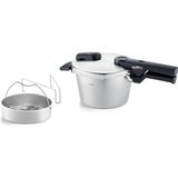 Fissler Vitaquick Premium Düdüklü Tencere (2,5 L, Çap 18 Cm), Paslanmaz Çelik Düdüklü Tencere, 2 Piş