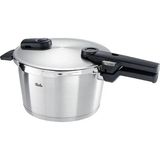 Fissler Vitaquick Premium Düdüklü Tencere 4,5 L + Buharda Pişirme Aparatı - Gümüş