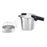 Fissler Vitaquick Premium Düdüklü Tencere Set 4,5+2,5 Litre Buharlama Aparatlı