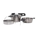 Fissler Vitavit Premium 622-412-11-070 Düdüklü Tencere 4,5 + 2,5 L + Buharda Pişirme Aparatı