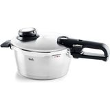 Fissler Vitavit Premium Düdüklü Tencere 2,5 Lt Paslanmaz Çelik Mat Görünüm Enerji Tasarruflu - Gümüş