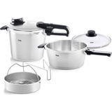Fissler Vitavit Premium Mat 6+3,5 Litre Düdüklü Tencere Set - 1 L