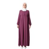 Fistan Tesettür Mevlana Etek Aerobin Kumaş Tesettür Giyim Anne Elbisesi Namaz Elbisesi Geniş Kalıp Tesettür Elbisesi Gül Kurusu 50-52
