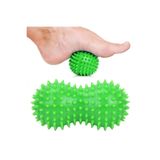 Fıstık Şekilli Sert Dikenli Masaj Ve Duyu Topu 12 Cm Yeşil