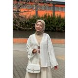 Fıstık Yeşili Çift Taraflı Twill İpek Eşarp