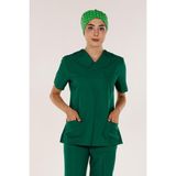 Fıstık Yeşili Doktor Hemşire Üst Kadın Cerrahi Forma - 48