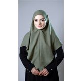 Fıstık Yeşili Pratik Hazır Geçmeli Tesettür Eşarp Pamuk Caz Kumaş Düz Hijab 2306_36