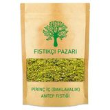 Fıstıkçı Pazarı Pirinç (Baklavalık) Antep Fıstığı İçi 200 Gr Çiğ ve Tuzsuz Özellikte