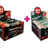 Fıstıklı Proteinli Bar XXL 67g 12 adet + Bademli Power Maxi Proteinli Bar 65g 12 adet (24 Adet)
