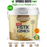 Fıstıkos %100 Şekersiz Yer Fıstığı Ezmesi 1kg - 1 kg