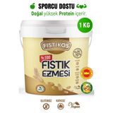 FISTIKOS Fıstık Ezmesi %100 Şekersiz Yer Fıstığı Ezmesi 1kg