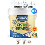 FISTIKOS Şekerli & Parçacıklı Yer Fıstığı Ezmesi 1kg