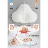 Fisun Baby Ayarlı Düz Kafa Yastığı, Bebek Yastığı, Düz Kafa Sendromu Bebek Yastığı, Uyku Baş Yastığı