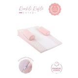 Fisun Baby Bebek Reflü Yatağı (PUDRA-FİYONK) Yıkanabilir Kılıflı, Ortopedik, Ana Kucağı