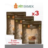 Fit 3'Lü Paket Keten Tohumlu Lavaş Ekmeği 300Gr