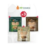 fit ekmek 1 Adet keten Ekmeği 300GR ve 1 Adet Kepekli Ekmeği 300GR 1 Adet Chia Ekmeği 300GR