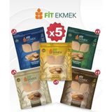 Fit Ekmek 3lü Kepekli , 3lü Yulafli , 3lü Chia , 3lü Arpa ve 3lü Keten Tohumlu Lavaş Ekmeği 300GR - 4,5 kg