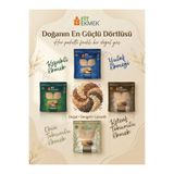 fit ekmek Ekmek 4’lü Karışık Tahıllı Lavaş Seti – Kepekli, Yulaflı, Chialı ve Keten Tohumlu 4 x 300 g