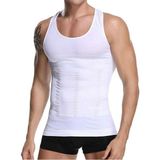 Fit Form Giyim Erkek Atlet Korse Bel Göğüs Göbek Toparlayıcı - 3XL - Beyaz