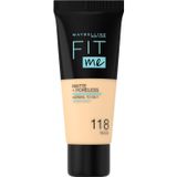 Fit Me Matte+poreless Fondöten - 118 Nude (118 Nude)