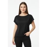 FİT WOMEN KAYIK YAKA YARASA KOLLU BLUZ 4452