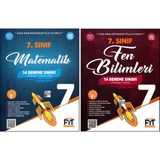 Fit Yayınları 7. Sınıf Matematik + Fen Bilimleri Denemeleri 2 Kitap