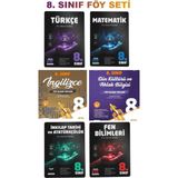 Fit Yayınları 8. Sınıf Lgs Hazırlık Föy Seti | Türkçe, Matematik, Fen, İngilizce, T.C. İnkılap, Din Kültürü Testleri Ciltli 1000 Sayfa