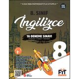 Fit Yayınları 8. Sınıf LGS İngilizce Denemeleri 16 Deneme
