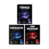 Fit Yayınları 8. Sınıf LGS Türkçe - Matematik - Fen 132 Fasikül Föy İzleme Testi Soru Bankası Set 2025 Fit