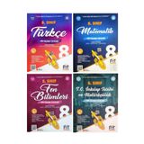 Fit Yayınları 8. Sınıf LGS Türkçe - Matematik - Fen - İnkilap Föy İzleme Testi Soru Bankası Set Fit Yayınları