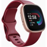 Fıtbıt Versa 4, Entegre Gps, 6+ Gün Pil ve 50 M Suya Dayanıklı Akıllı Saat - Koyu Pembe