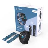 Fitbit Versa 4 Paketi (Spor Kordonlu) Dahili Gps Ve 6 Güne Kadar Pil Ömrü İle Fitness Akıllı Saati - Android Ve İos İle Uyumlu, Siyah/Grafit
