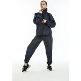 Fitblue Unisex Termal Sauna Eşofman Takımı Uzun Kol Kapüşonlu Dokuma Kumaş Tüm Bedenler - Siyah - 2XL