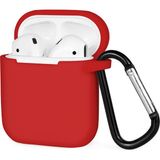 FitCase AirPods 1 ve 2. Nesil Lansman Silikon Kılıf Kırmızı