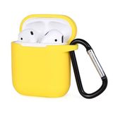 FitCase AirPods 1 ve 2. Nesil Lansman Silikon Kılıf Sarı