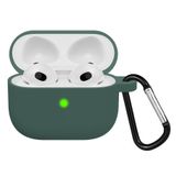 FitCase AirPods 3. Nesil Lansman Silikon Kılıf Çam Yeşili