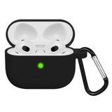 FitCase AirPods 3. Nesil Lansman Silikon Kılıf Siyah