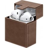 Fitcase Apple Airpods 1 / 2 Kılıf Elit Kapaklı - Kahverengi