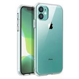 Fitcase iPhone 12 Mini Toz Koruma Tıpalı Şeffaf Arka Kapak