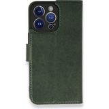 FitCase iPhone 13 Pro Max Uyumlu Elite Kapaklı Cüzdan Kılıf - Yeşil
