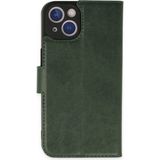 FitCase iPhone 14 Plus Uyumlu Elite Kapaklı Cüzdan Kılıf - Yeşil