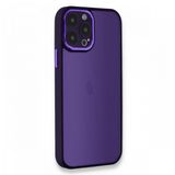 Fitcase iPhone 14 Pro Freya Lazer Lens Kamera Çerçeveli Silikon Kapak Kılıf