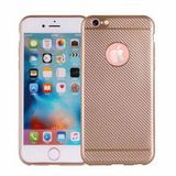 Fitcase iPhone 6-6s Plus Carbon Desen Gold Arka Kapak Kılıf