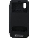 Fitcase iPhone X-XS Siyah Gizli Mıknatıslı Pencereli Magnum Kılıf