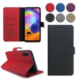 Fitcase Samsung Galaxy A01 Fabric Kapaklı Cüzdanlı Kılıf